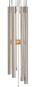 Wind Chime Wood & Alum 27"